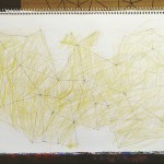 蛾/w35 x h25 cmぐらい/鉛筆、色鉛筆、スケッチブック/2013年