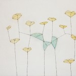 花の絵 flowers/2008/acrylic on board/h455 x w606 mm/private collection