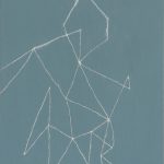 Nalody#6/w22.2 x h30.9 cm/アルミニウムパウダー、漆、アクリル絵の具、MDFボード/2016年