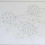 花による表現/w100.5 x h80.8 cm/アクリル絵の具、MDFボード/2008年