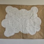 空想/173 x 128 cmぐらい/鉛筆、アクリル絵の具、クラフト紙/2010年