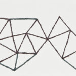 冬の散歩道/A5 w21 x h14.8 cm/油絵の具、アクリル絵の具、木製パネル/2017年