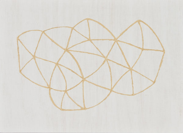 やわらかさ/F4 w33.3 x h24.2 cm/油絵の具、アクリル絵の具、木製パネル/2017年