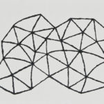 K/F4 w33.3 x h24.2 cm/油絵の具、アクリル絵の具、木製パネル/2017年