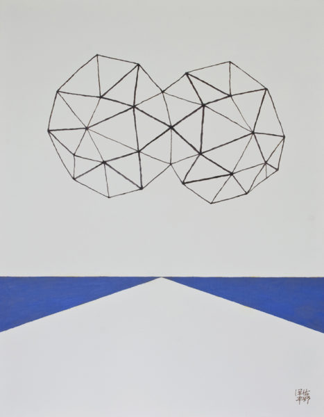 A Figment of Imagination/F50 w91 x h116.7 cm/漆、油絵の具、キャンバス/2016年