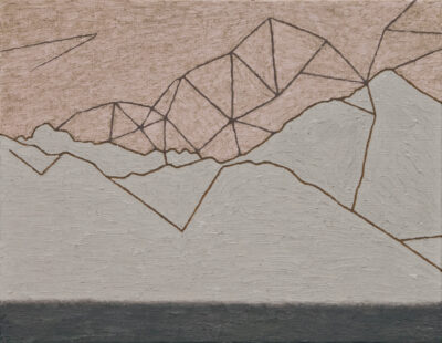 山と雲 mountains and clouds/2024/oil on canvas/F10 w53 x h45.5 cm