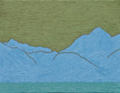 山の絵 mountains no.2402/2024/oil on canvas/F10 h455 x w530 mm/private collection