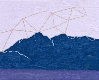 山の絵 mountains no.2408/2024/oil on canvas/F3 h220 x w273 mm/private collection