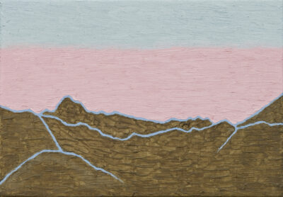 山の絵 mountains no.2410/2024/oil on canvas/P3 h190 x w273 mm/private collection