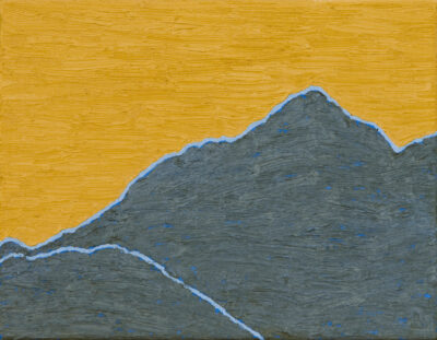 山の絵 mountains no.2416/2024/oil on canvas/F0 h140 x w180 mm/private collection