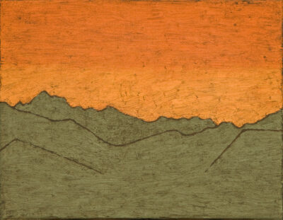山の絵 mountains no.2418/2024/oil on canvas/F0 h140 x w180 mm/private collection