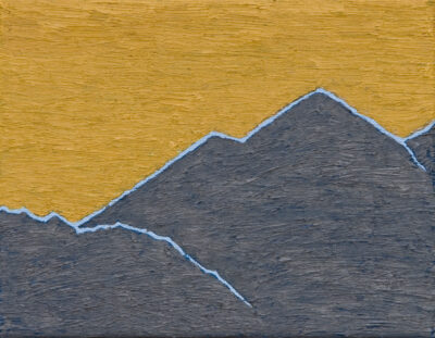 山の絵 mountains no.2421/2024/oil on canvas/F0 h140 x w180 mm/private collection