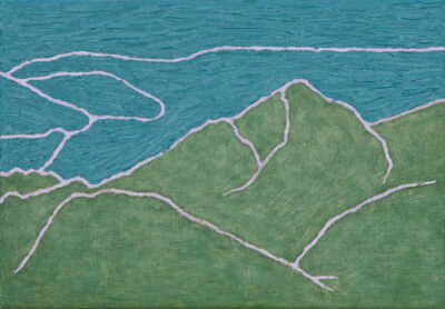 山の絵 mountains no.2422/2024/oil on canvas/SM h158 x w227 mm/private collection
