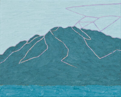 山の絵 mountains no.2425/2024/oil on canvas/F3 h220 x w273 mm