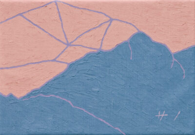 山の絵 mountains no.2525/2025/oil on canvas/SM h158 x w227 mm