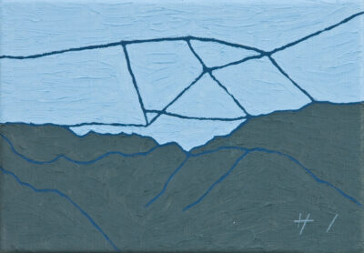 山の絵 mountains no.2547/2025/oil on canvas/SM h158 x w227 mm