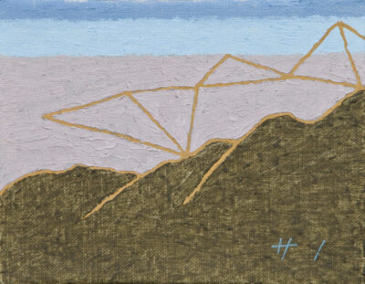 山の絵 mountains no.2551/2025/oil on canvas/F0 h140 x w180 mm