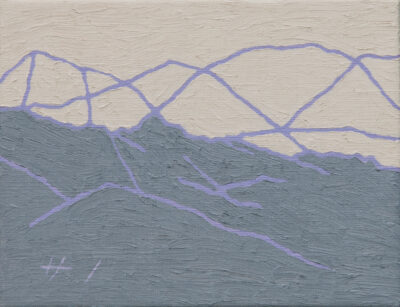 山の絵 mountains no.2530/2025/oil on canvas/F0 h140 x w180 mm