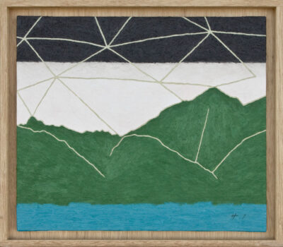 山の絵 mountains no.2603/2026/oil on canvas/F10 h455 x w530 mm