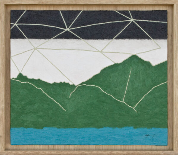 山の絵 mountains no.2603/2026/oil on canvas/F10 h455 x w530 mm